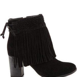 Schutz Cecile Removable Fringe Booties (NIB)